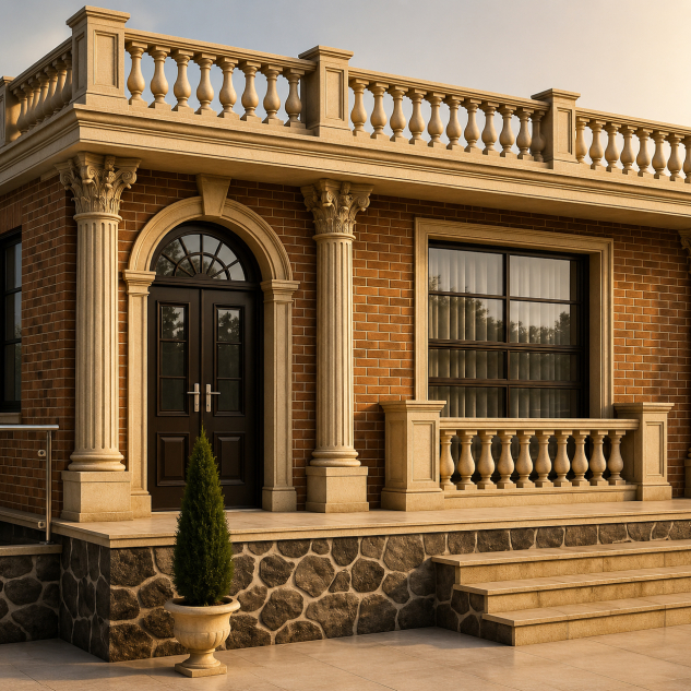 طراحی ویلا یک طیقه